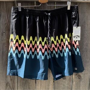 BILLABONG SUNDAYS 17" LAYBACK VOLLEY BOARDSHORT Size XXL